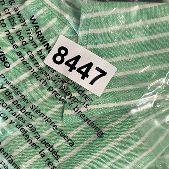 Polo Ralph Lauren Medium 100% Linen Light Green Striped Summer Lightweight Shirt - Picture 9 of 9